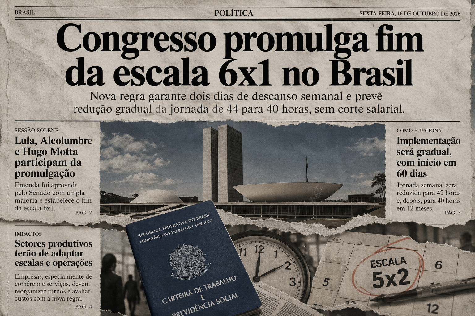 Escala 6x1 | Escala 5x2
